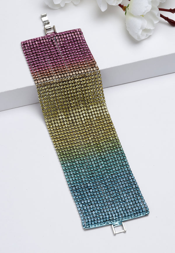 Luxuriöses mehrfarbiges Diva-Armband